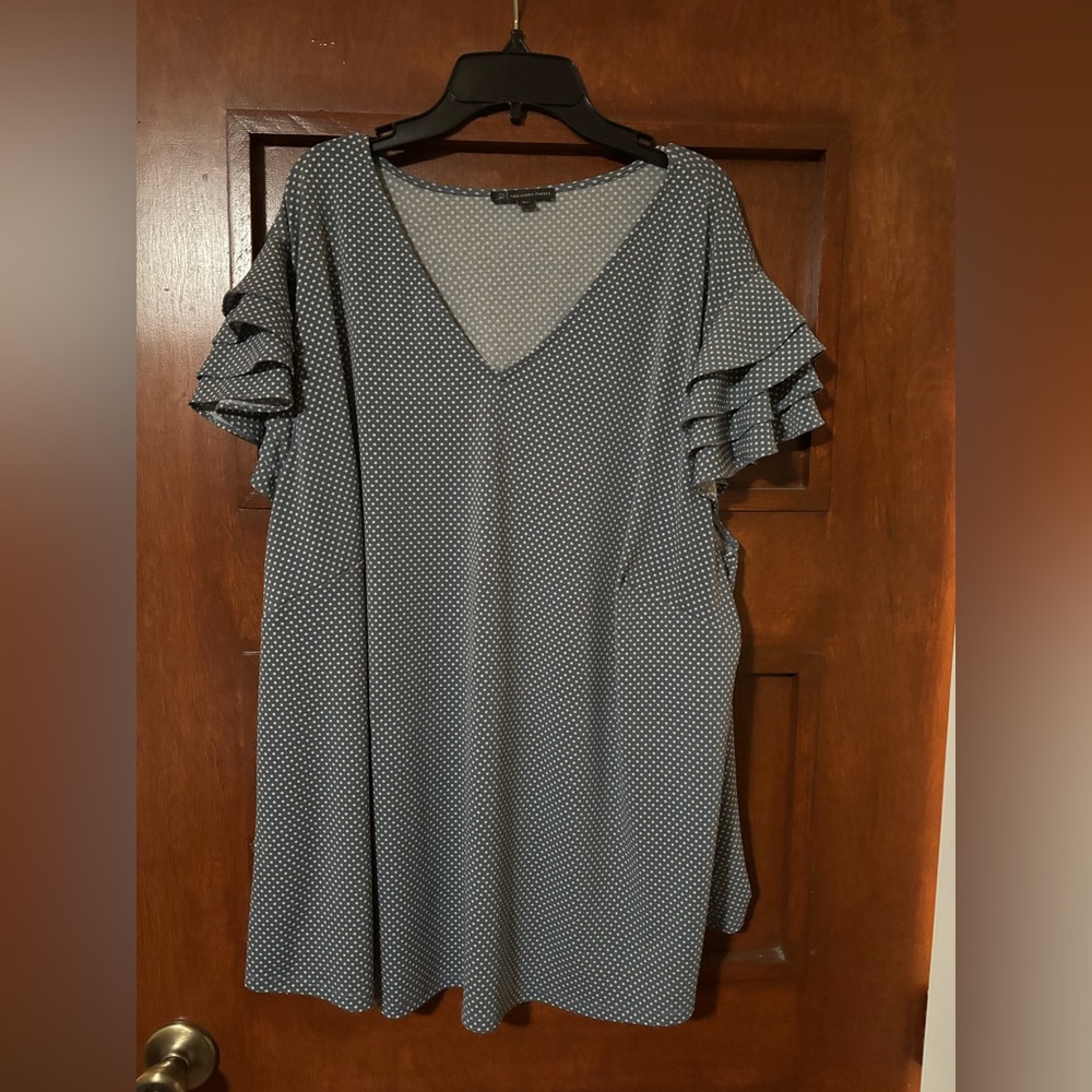 Adrianna Papell Polka Dot Blouse